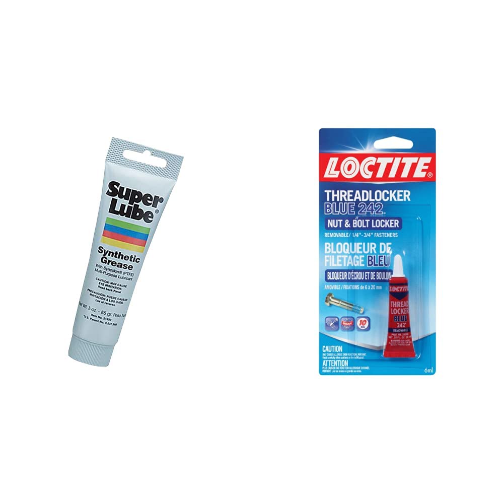 Super Lube 21030 Synthetic Grease (NLGI 2), 3 oz Tube ( Packaging May Vary )