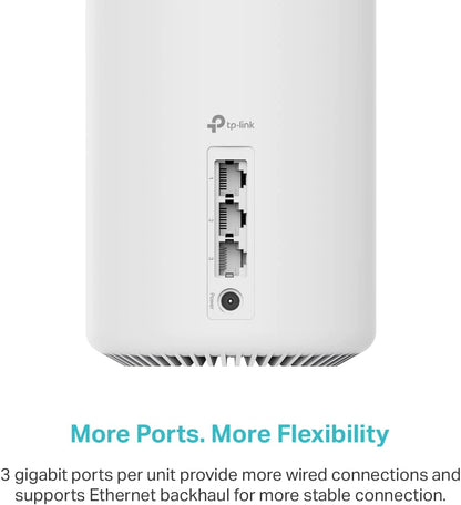 TP-Link Deco AX3000 WiFi 6 Mesh System (Deco X50) - Covers up to 6,500 Sq.Ft, Replaces Wireless Router and Extender, 3 Gigabit Ports per Unit, Supports Ethernet Backhaul, 3-Pack