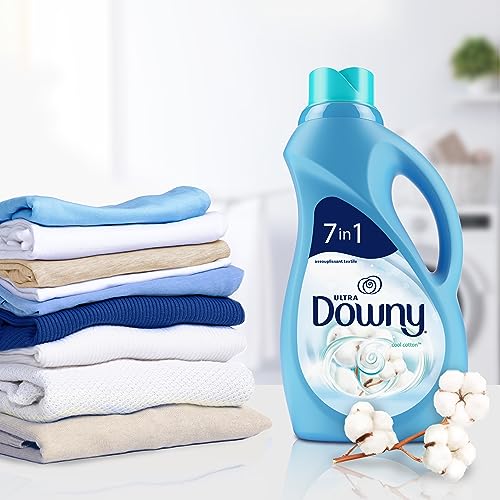Downy Ultra Laundry Liquid Fabric Softener (Fabric Conditioner), Cool Cotton, 2.64L, 120 Loads