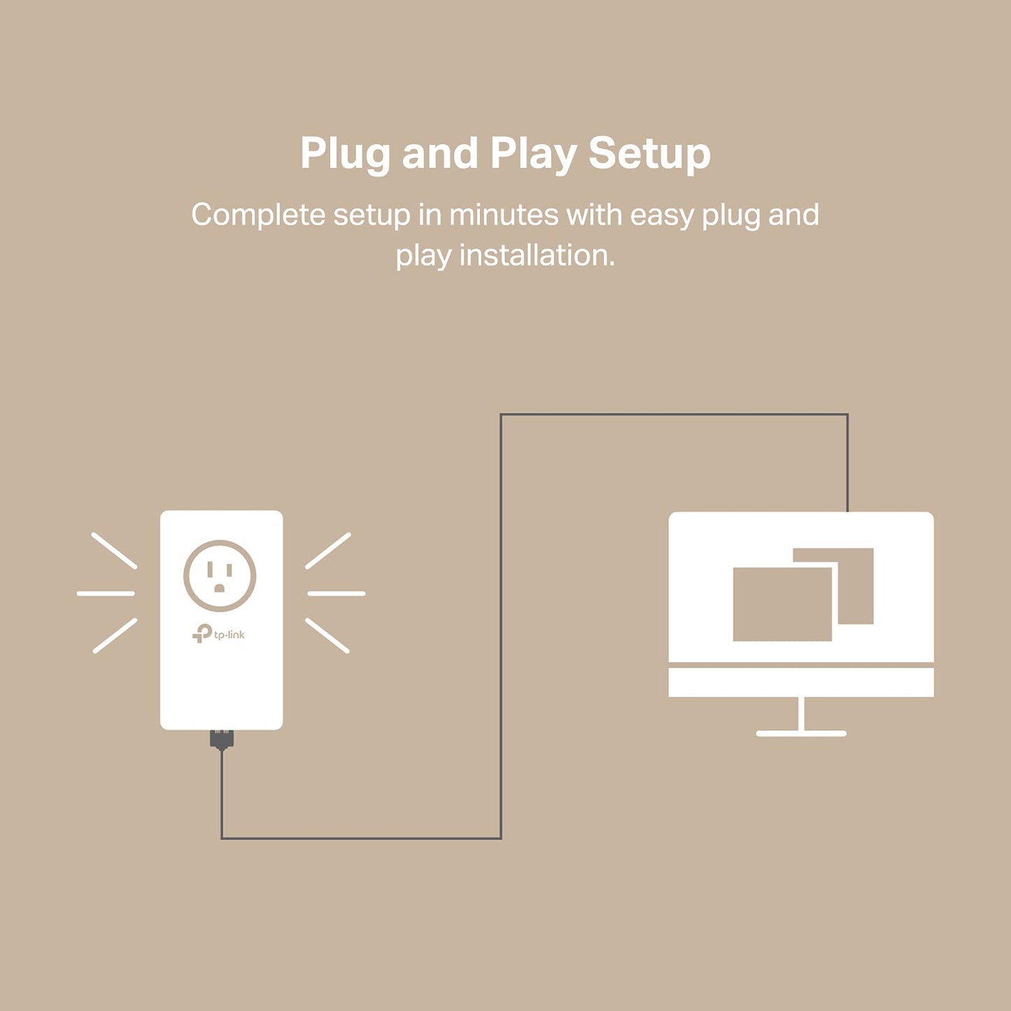 TP-Link Powerline Ethernet Adapter Starter Kit - AV1000 Gigabit Port, Plug&Play, Ethernet Over Power, Nano Size, Ideal for Smart TV, Online Gaming, Wired Connection Only (TL-PA7017 KIT)