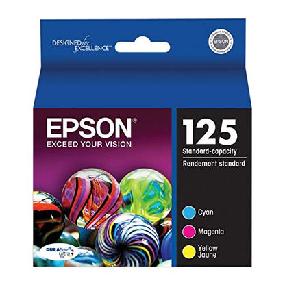 Epson 125 Ink Cartridge, Black and Colour Combo Pack (T125120)