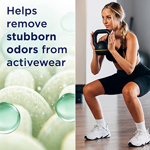 Downy Rinse & Refresh Laundry Odour Remover and Fabric Softener, Cool Cotton, Safe On All Fabrics, HE Compatible, 1.43L