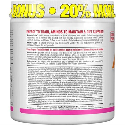 ALLMAX Nutrition ACUTS - Amino Acid Powder Supplement with Taurine, L-Carnitine, Green Coffee Bean Extract - Cotton Candy - 252 g