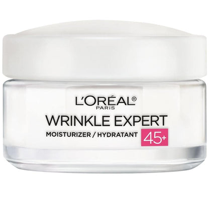 L’Oréal Paris Anti-Aging Face Cream 55+, Day & Night Skincare, Wrinkle Expert, With Calcium to Reduce the Look of Wrinkles, 50mL
