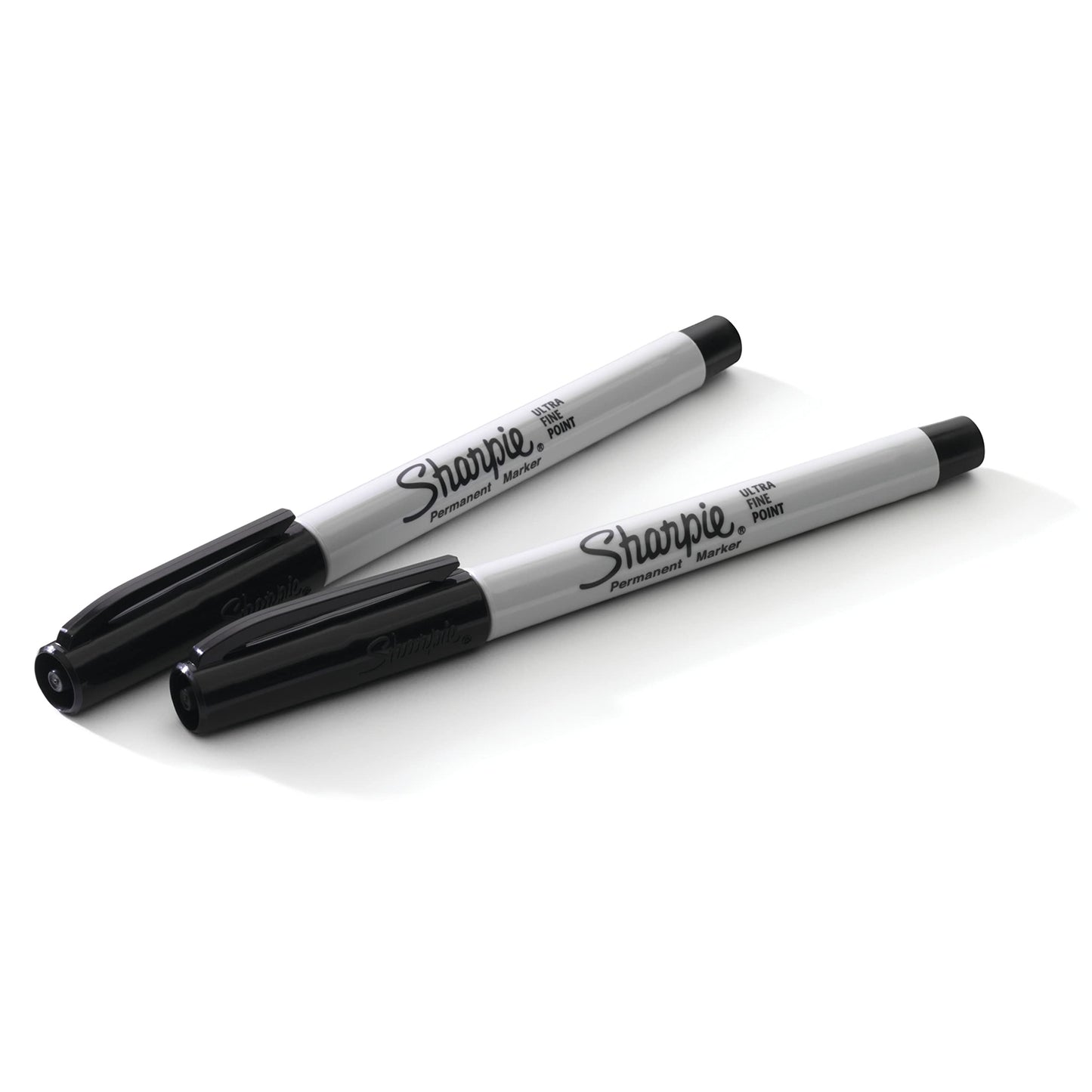 Sharpie Permanent Markers, Ultra Fine Point, Black, 2 Markers(37161)