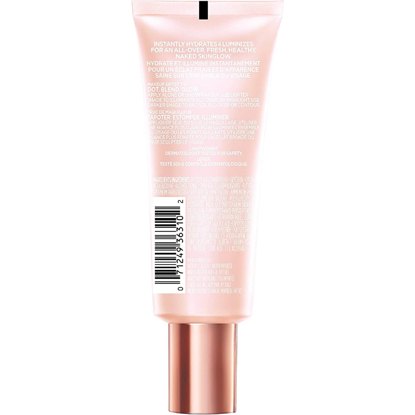 L’Oréal Paris True Match Lumi Glotion Natural Glow Enhancer, Instantly Hydrates and Illuminates Skin, Sheer Color Tint, Offers a Sunkissed Glow, 903 Medium, 40 mL