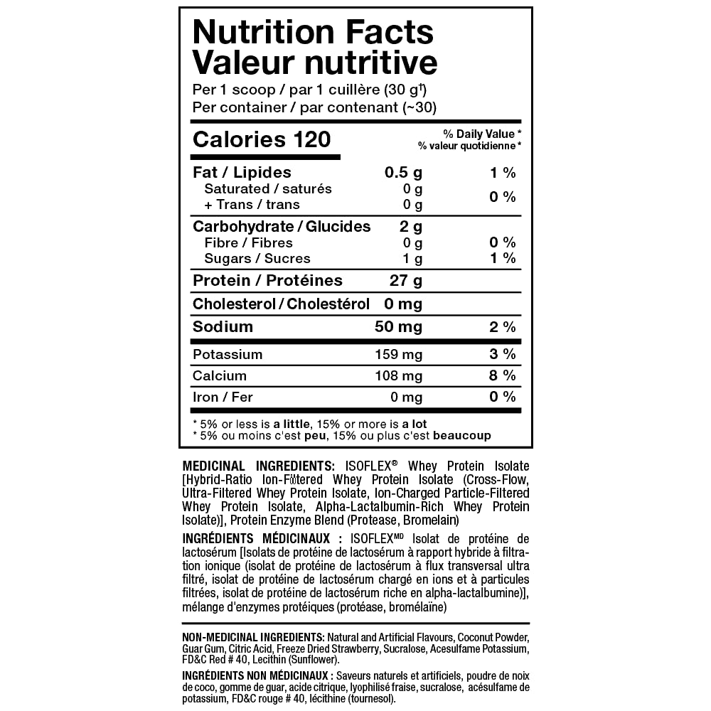 ALLMAX Isoflex Strawberry, 2 Pound