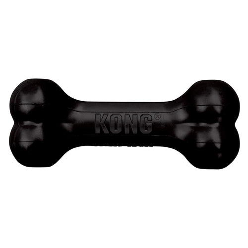 KONG Extreme Goodie Bone™ - Durable Rubber Dog Bone for Power Chewers, Black - For Medium Dogs