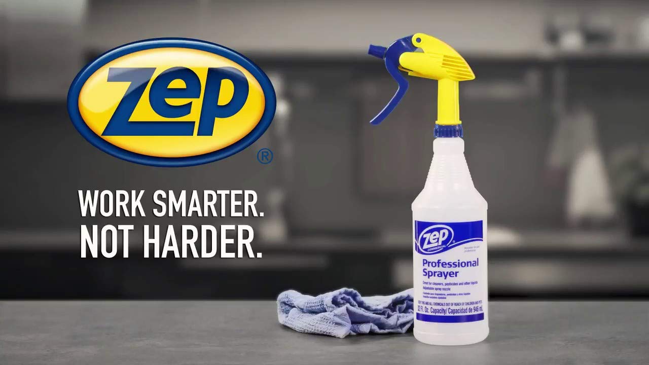 Zep HDPRO36 Professional Sprayer Bottle 32 Ounces, 32 oz, 32 Fl Oz