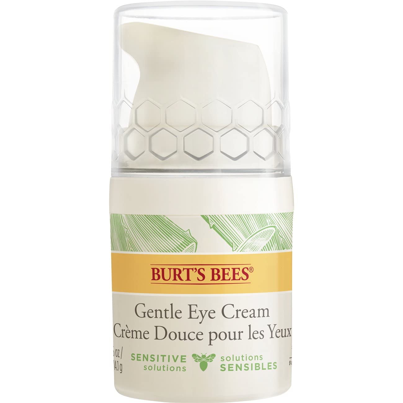 Burt's Bees Sensitive Hydrating Gentle Daily Face Cream Moisturizer Face Lotion for Sensitive Skin with Aloe and Rice Milk, 98.9% Natural Origin, Developed with Dermatologists, 51g