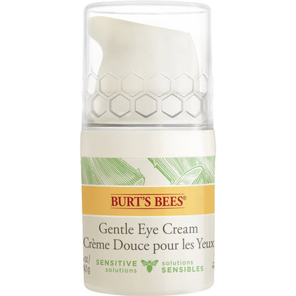 Burt's Bees Sensitive Hydrating Gentle Daily Face Cream Moisturizer Face Lotion for Sensitive Skin with Aloe and Rice Milk, 98.9% Natural Origin, Developed with Dermatologists, 51g
