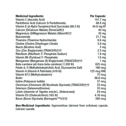 Thorne Essential Nutrients 50+ (formerly Multi-Encap) - 180 Capsules