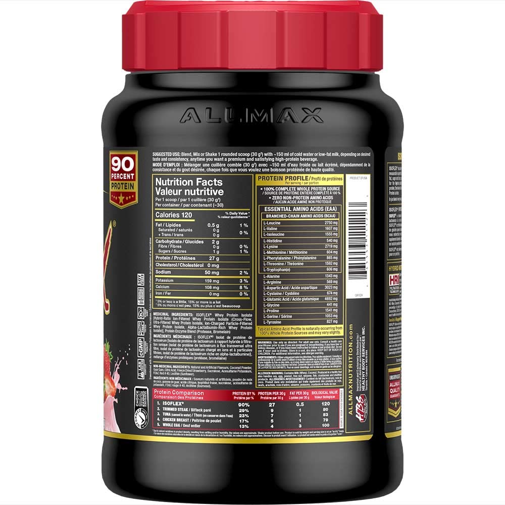 ALLMAX Isoflex Strawberry, 2 Pound