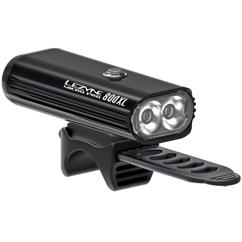 Lezyne Micro Drive Pro Bicycle Front Light, White LED, Road, Mountain, Gravel Bike, USB Rechargeable