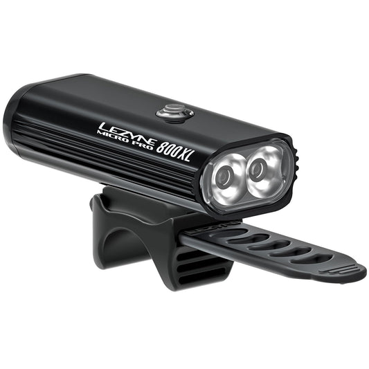 Lezyne Micro Drive Pro Bicycle Front Light, White LED, Road, Mountain, Gravel Bike, USB Rechargeable