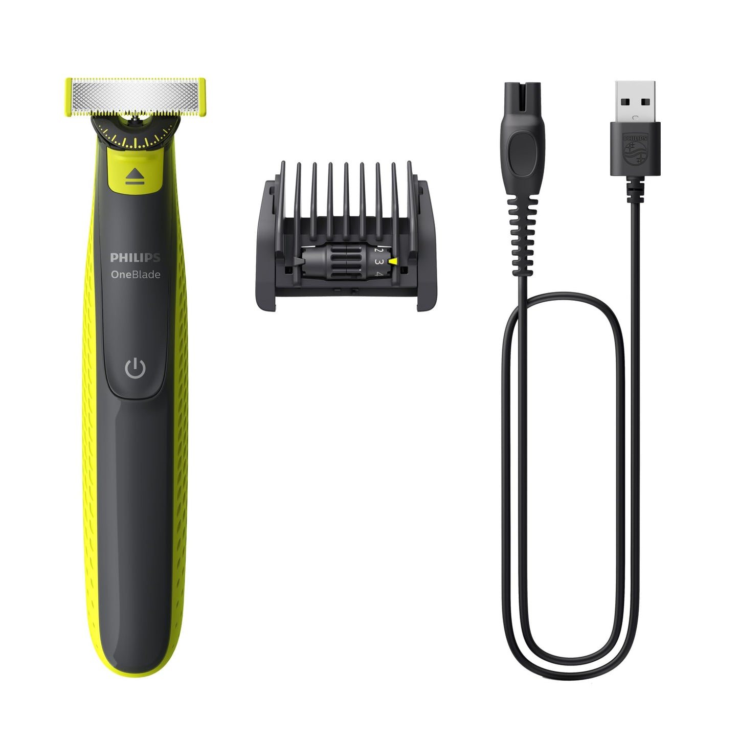 Philips OneBlade 360 Face & Body, Wet & Dry, Trim, Edge & Shave with the 5-in-1 Adjustable Comb and Body Comb, QP2834/20