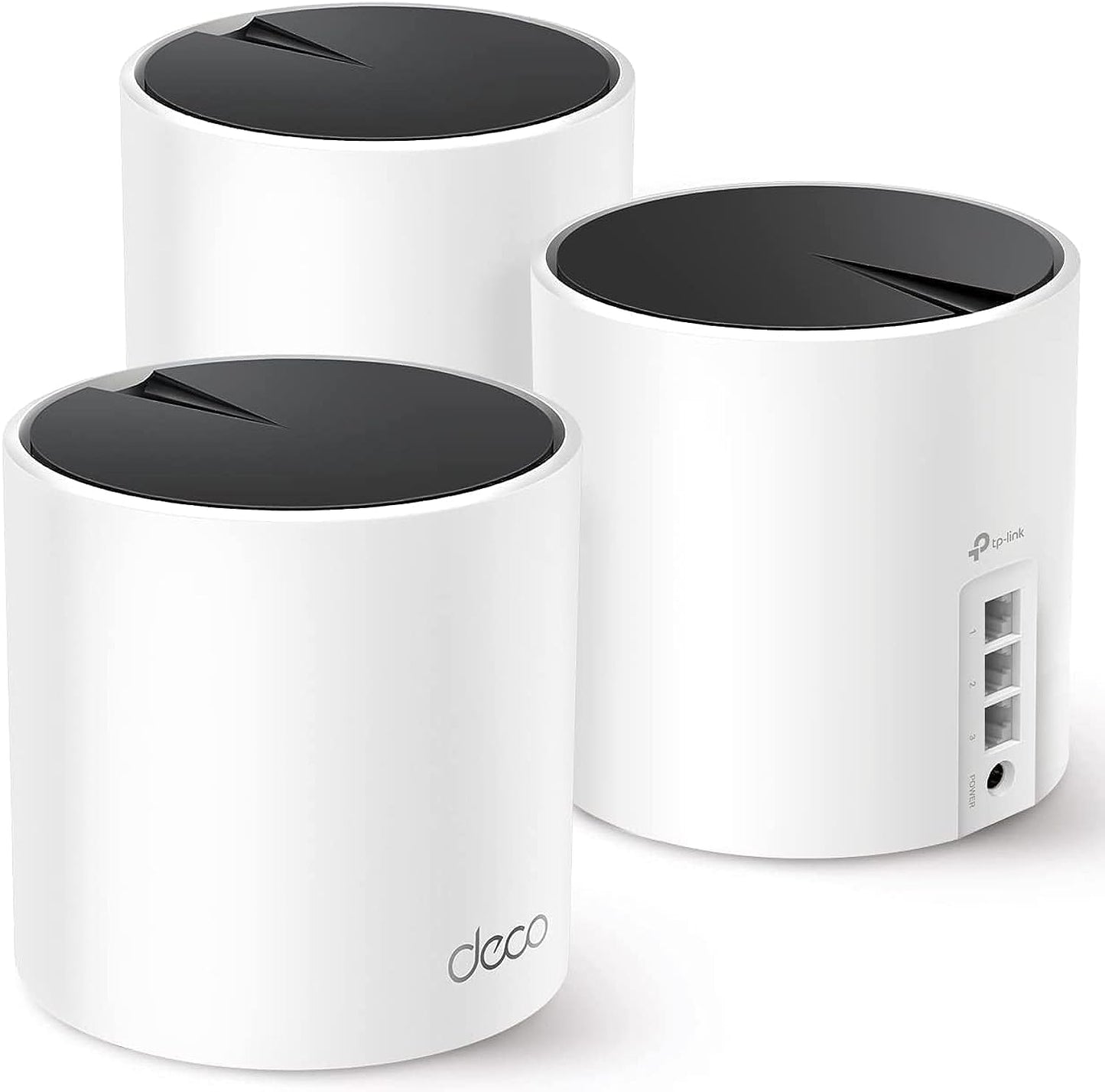 TP-Link Deco Whole Home Mesh WiFi System (Deco M4) – Up to 5,500 Sq. Ft. Coverage, Replaces Wireless Internet Routers and Extenders, Gigabit Ports, Works with Alexa, 3-Pack