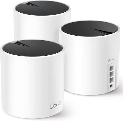 TP-Link Deco Whole Home Mesh WiFi System (Deco M4) – Up to 5,500 Sq. Ft. Coverage, Replaces Wireless Internet Routers and Extenders, Gigabit Ports, Works with Alexa, 3-Pack