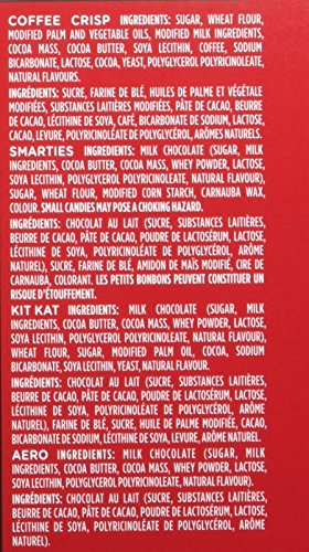 Nestle Mini Assorted Chocolate & Candy - KITKAT, Coffee Crisp, Aero, Smarties - 505 g (Pack of 50 Mini Bars)