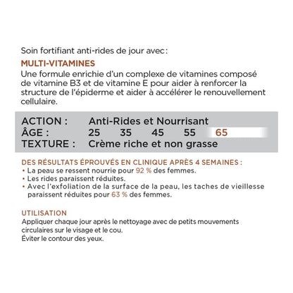 L’Oréal Paris Anti-Aging Face Cream 55+, Day & Night Skincare, Wrinkle Expert, With Calcium to Reduce the Look of Wrinkles, 50mL