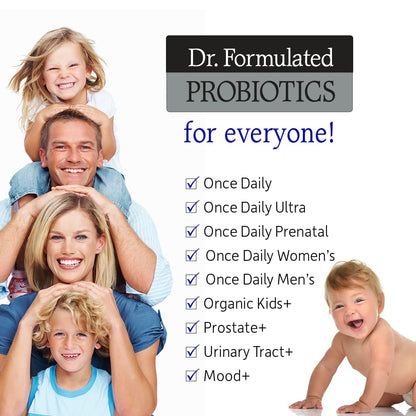 Garden of Life - Dr. Formulated Probiotics Once Daily Men's | Support Men's Gut Health & Digestion | 50 Billion CFU + 15 Probiotic Strains | Shelf Stable | Gluten Free, Dairy Free, Soy Free