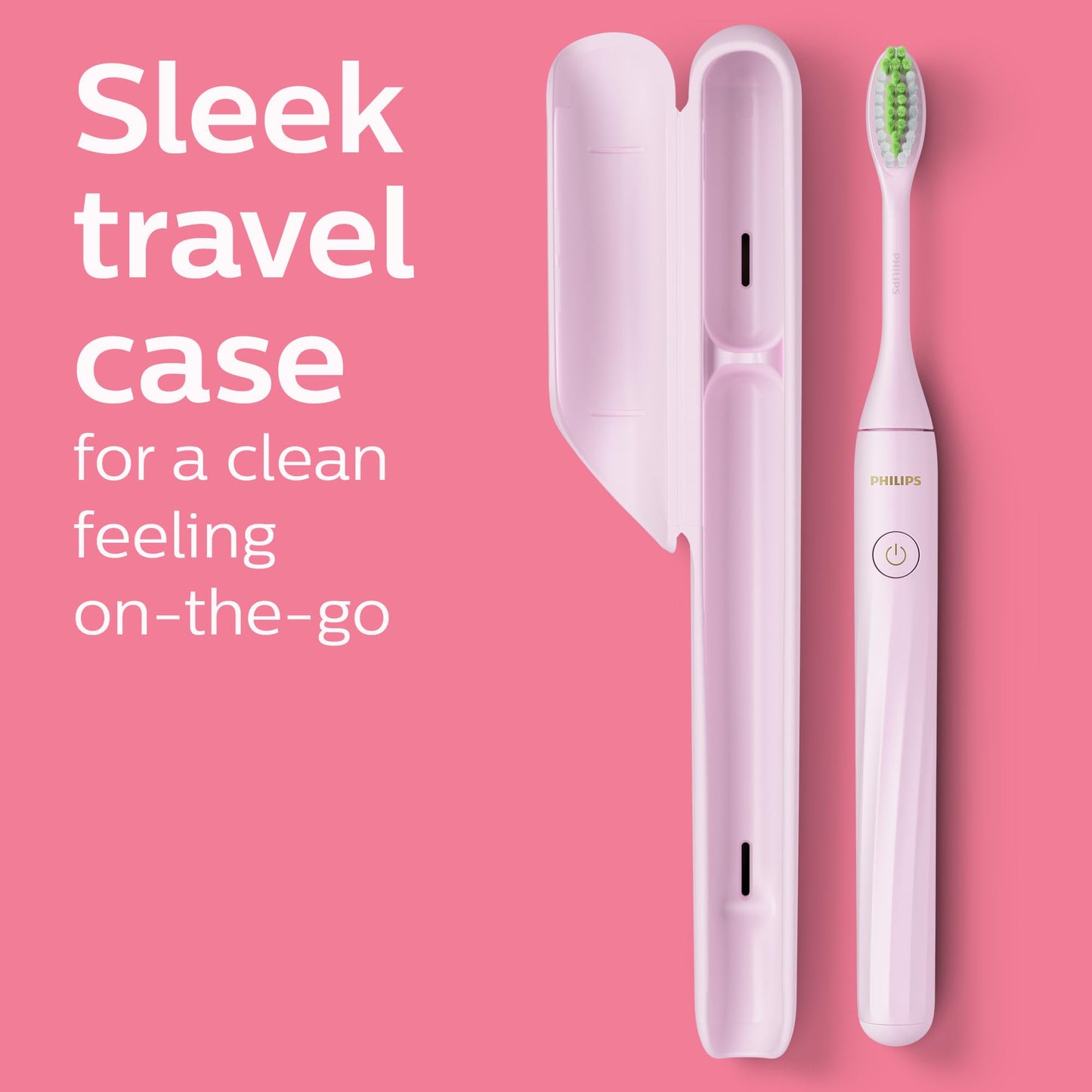PHILIPS One By Sonicare Battery Toothbrush, Miami Coral, Hy1100/01, 1 Count