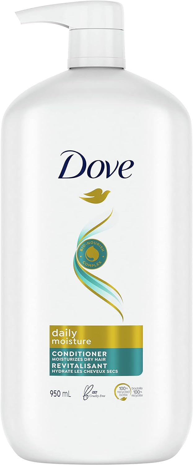 Dove Daily Moisture Conditioner with Bio-Nourish Complex moisturizes and nourishes dry hair