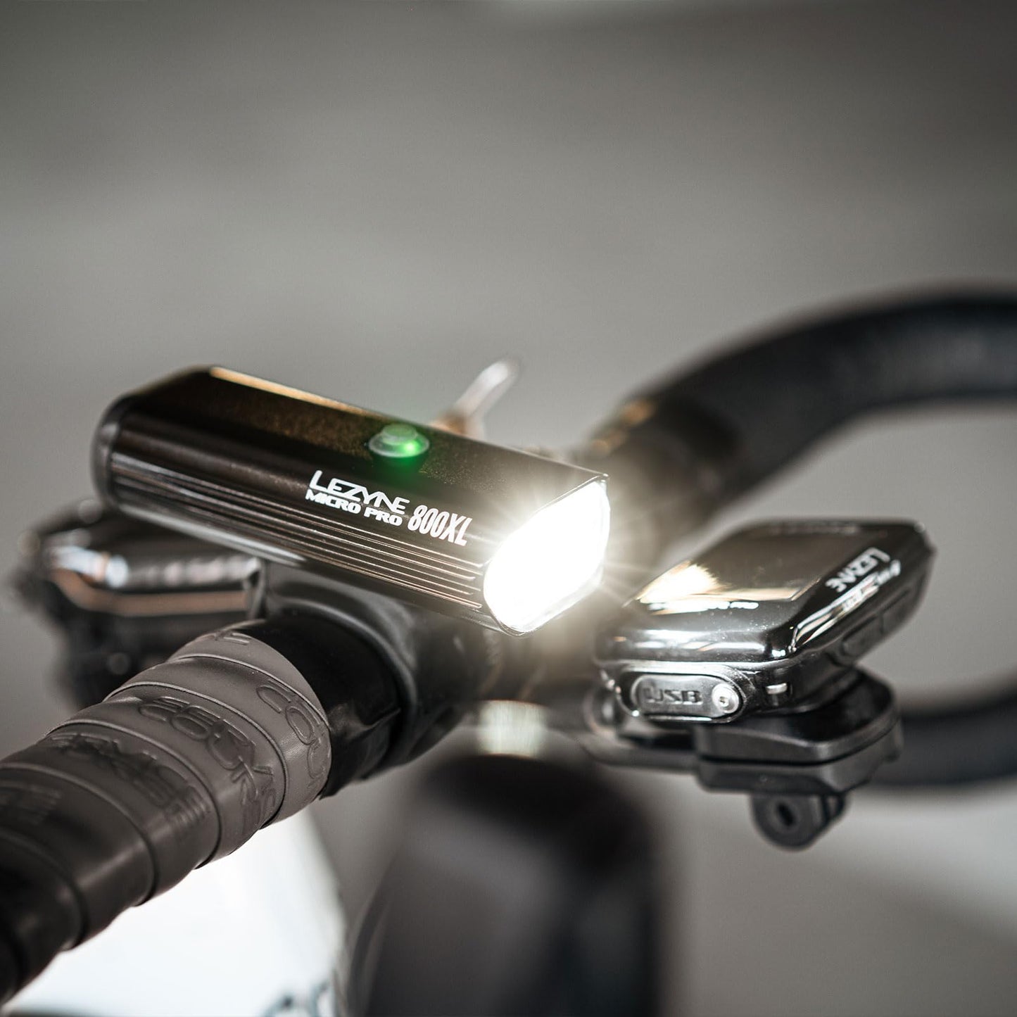 Lezyne Micro Drive Pro Bicycle Front Light, White LED, Road, Mountain, Gravel Bike, USB Rechargeable