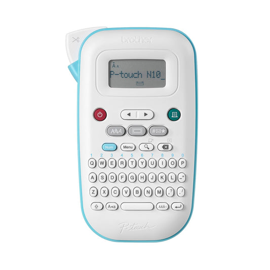 Brother P-touch PT-N10 Personal Handheld Label Maker Machine with Btag Tape, Portable Label Printer, Easy to Use, Multiple Font Styles, User-Friendly Templates for Organizing, Storage, Office and Home