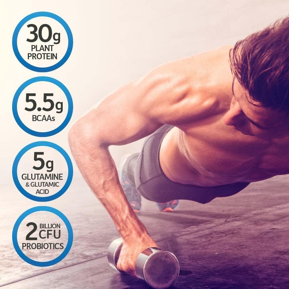 Garden of Life Sport Organic Plant Based Protein, Vanilla, 806g. Formulated with pea protein to help your body recover faster, build and repair muscle and fuel your metabolism along with Truly Clean multi-sourced plant based ingredients. 30g of Complete O
