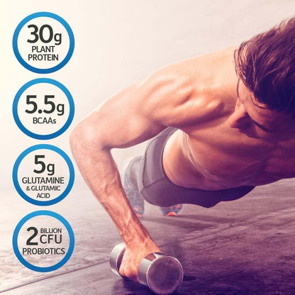Garden of Life Sport Organic Plant Based Protein, Vanilla, 806g. Formulated with pea protein to help your body recover faster, build and repair muscle and fuel your metabolism along with Truly Clean multi-sourced plant based ingredients. 30g of Complete O