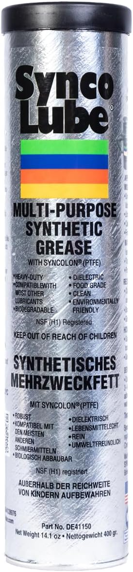 Super Lube 41150 Synthetic Grease (NLGI 2), 14.1 oz Cartridge