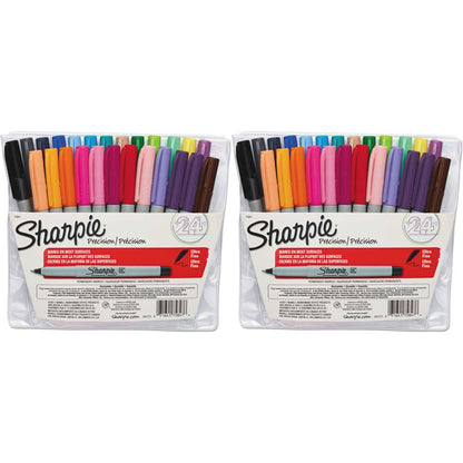 Sharpie Permanent Markers, Ultra Fine Point, Black, 2 Markers(37161)