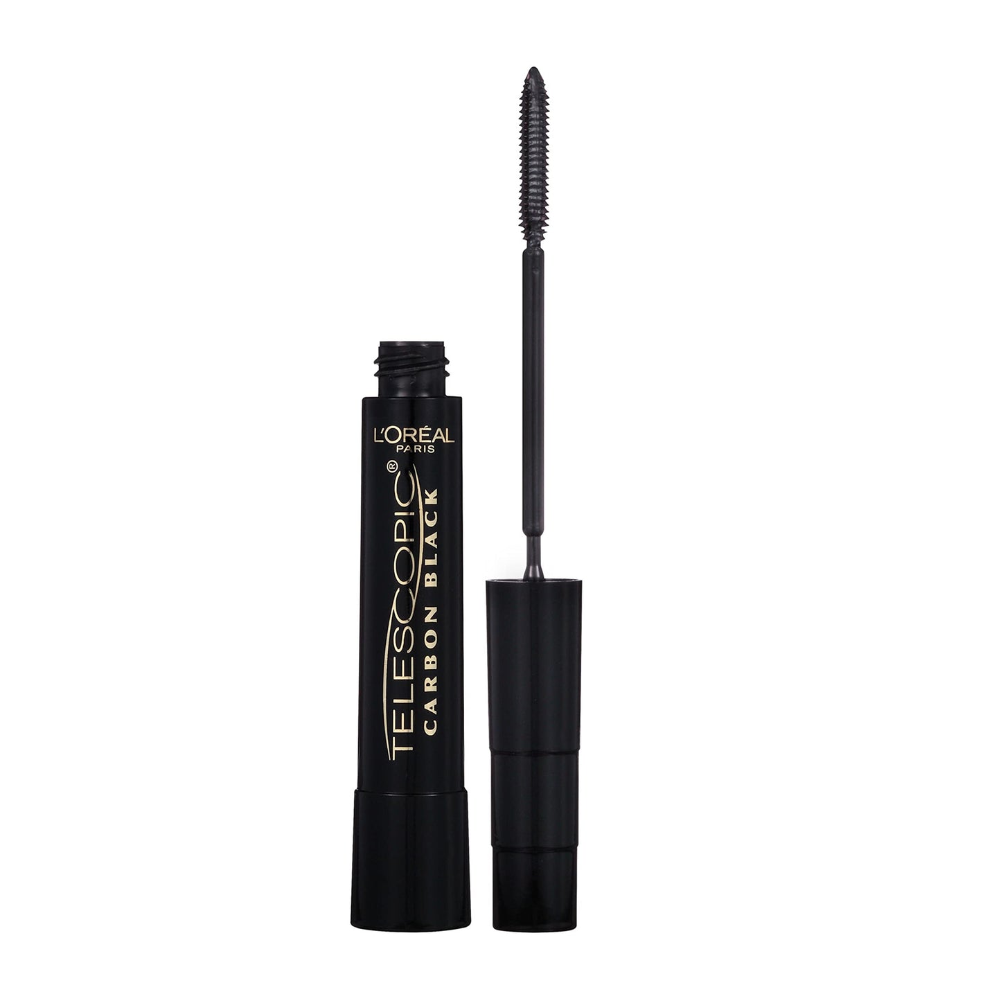 L’Oréal Paris Telescopic Mascara, Eyelash Lengthening Mascara, Unique Non-Clumping Formula, Delivers Intense Length, For Sensitive Eyes, Blackest Black, 8 ml