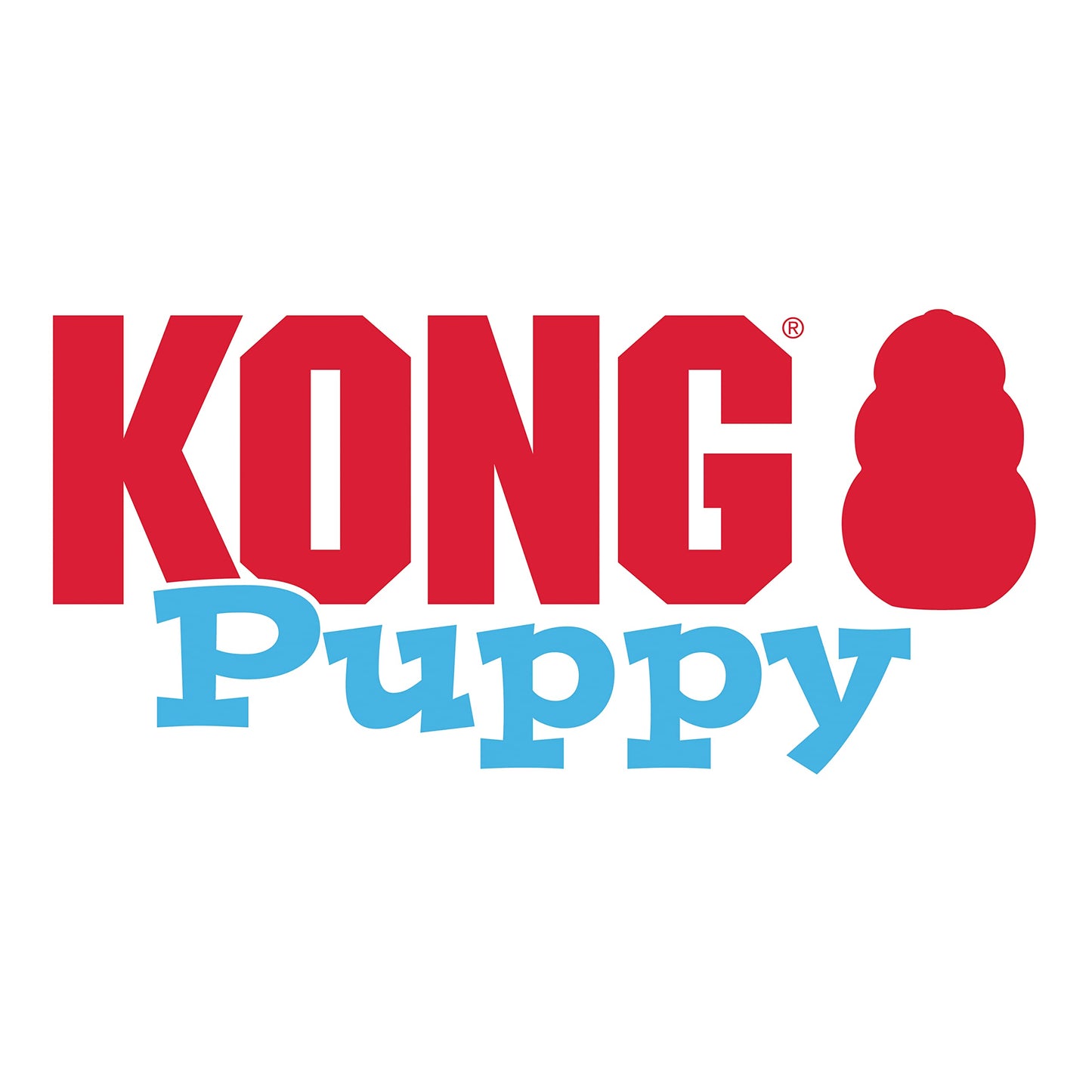KONG Puppy Toy Natural Teething Rubber -Fun to Chew, Chase & Fetch- For Large Puppies (Color May Vary)