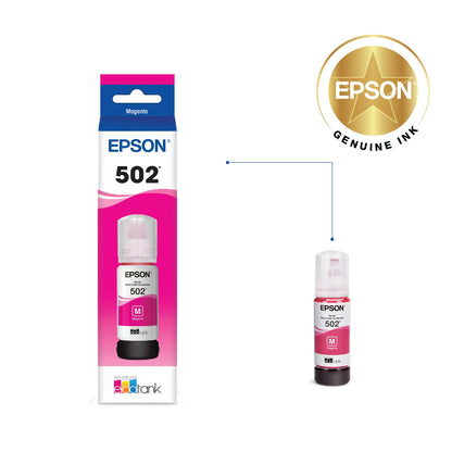 Epson 502 EcoTank Auto-Stop Ink Bottle, Black (T502120) pack of 1