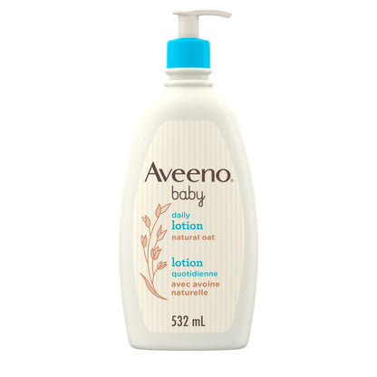 Aveeno Skin Relief Moisturizing Body Lotion With Natural Shea Butter & Triple Oat Complex, Unscented Moisturizer for Extra Dry, Itchy or Sensitive Skin, Fragrance Free, 975mL