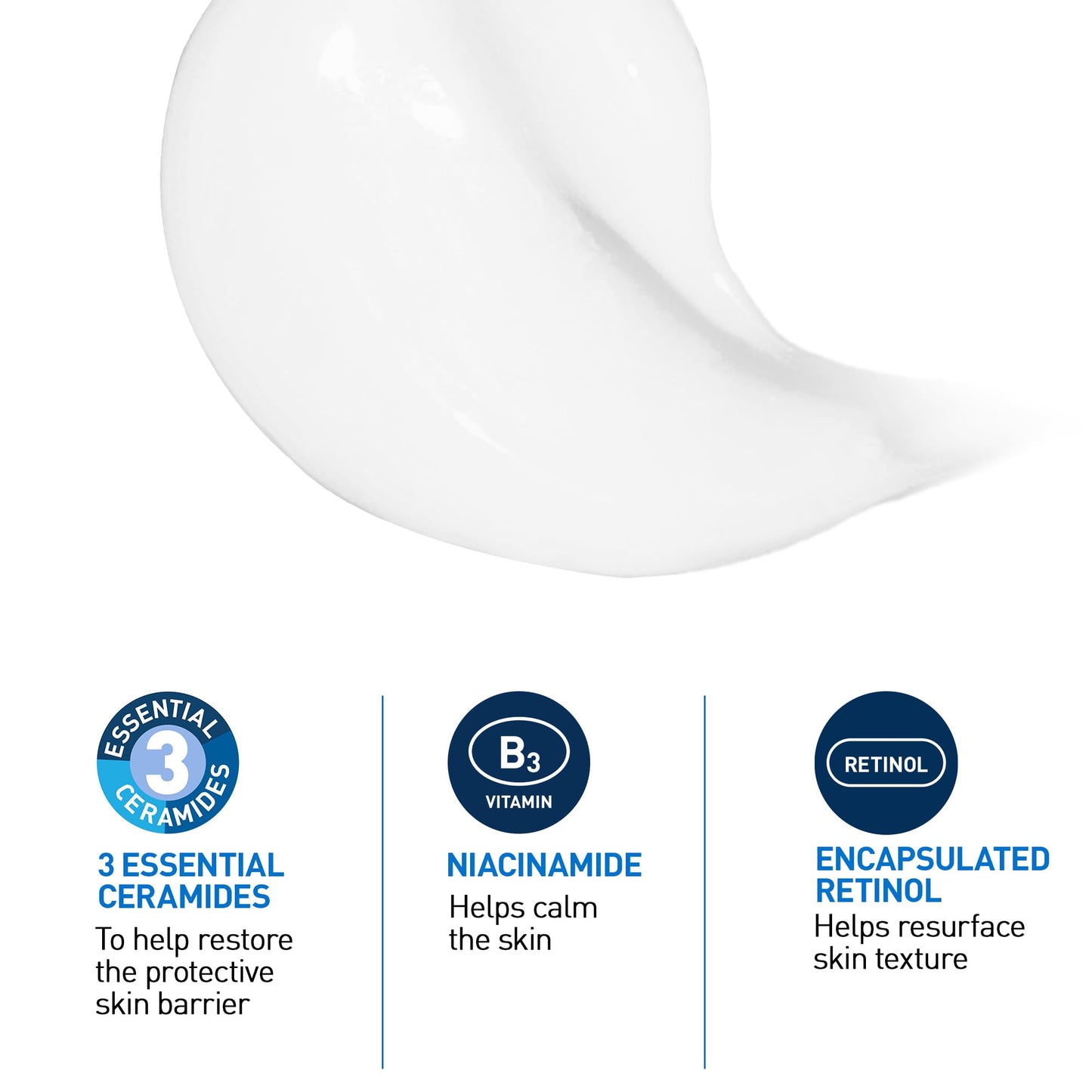 CeraVe Resurfacing RETINOL Serum For Face with niacinamide. Helps even skin tone, skin smoothness, post-acne marks & pore minimizer. Gentle, Fragrance-free, non-comedogenic, sensitive skin, 30ML