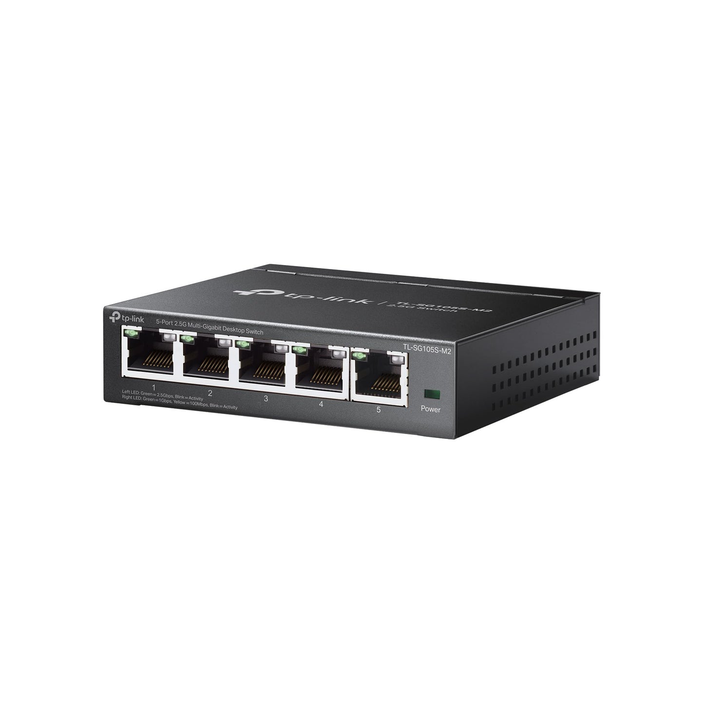 TP-Link TL-SG105 5 Port Gigabit Unmanaged Ethernet Network Switch, Ethernet Splitter, Plug and Play, Fanless Metal Design, Shielded Ports, Traffic Optimization, Limited Lifetime Protection,Black