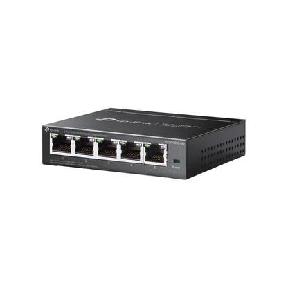 TP-Link TL-SG105 5 Port Gigabit Unmanaged Ethernet Network Switch, Ethernet Splitter, Plug and Play, Fanless Metal Design, Shielded Ports, Traffic Optimization, Limited Lifetime Protection,Black