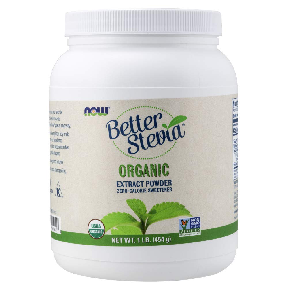 NOW Foods BetterStevia Extract Powder Organic - 1 lb