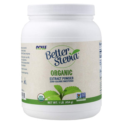 NOW Foods BetterStevia Extract Powder Organic - 1 lb