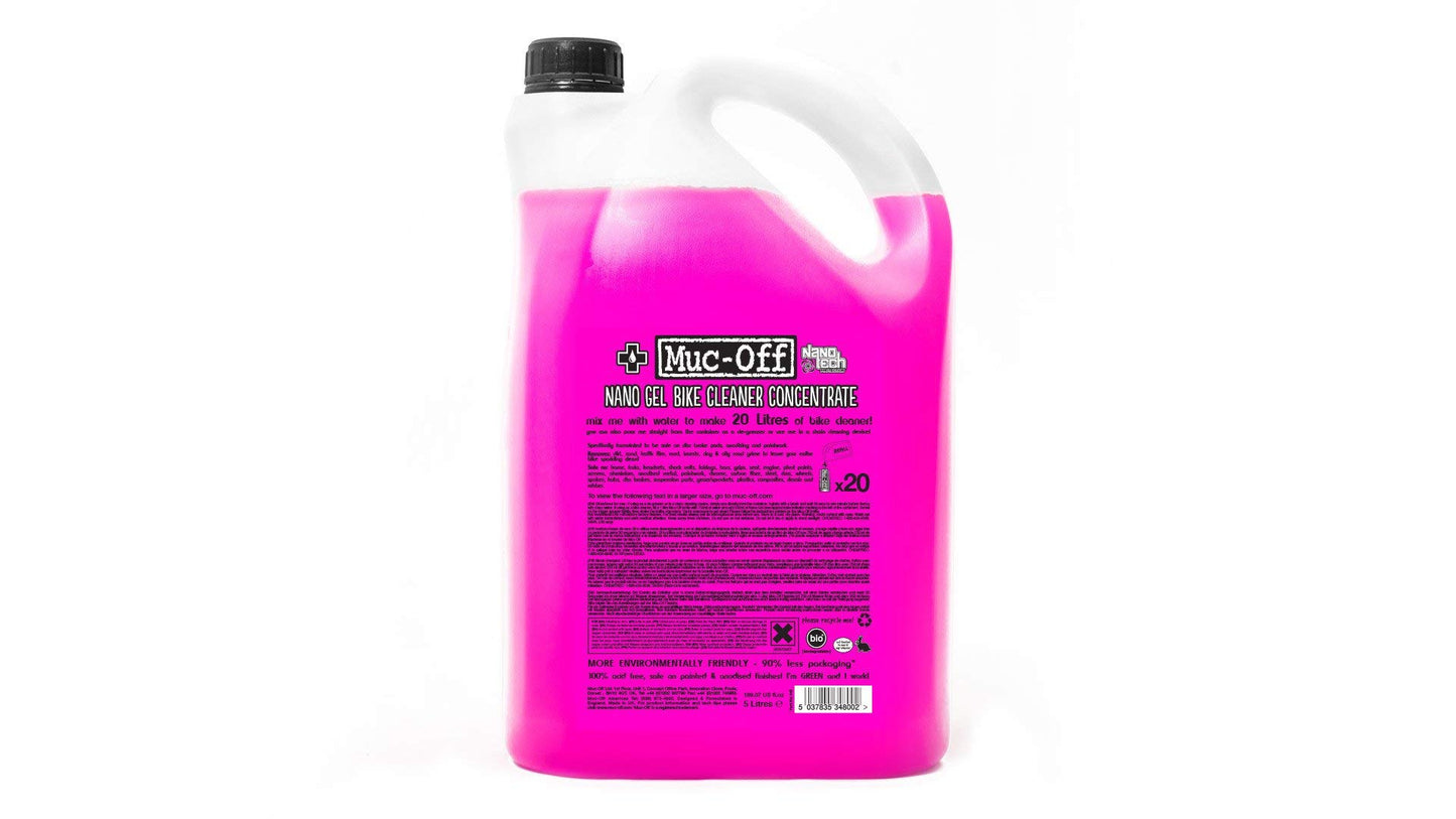 Muc Off Bike Cleaner Concentrate, 1 Liter - Fast-Action, Biodegradable Nano Gel Refill - Mixes with Water to Make Up to 4 liters of Bike Wash