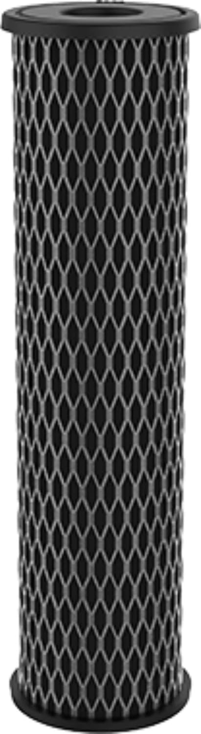 Pentair OMNIFilter TO1 Carbon Water Filter, 10-Inch, Standard Whole House Carbon Wrap Sediment and Taste & Odor Replacement Filter Cartridge, 10" x 2.5", 5 Micron, Pack of 2