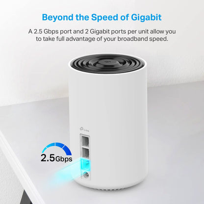 TP-Link Deco Whole Home Mesh WiFi System (Deco M4) – Up to 5,500 Sq. Ft. Coverage, Replaces Wireless Internet Routers and Extenders, Gigabit Ports, Works with Alexa, 3-Pack
