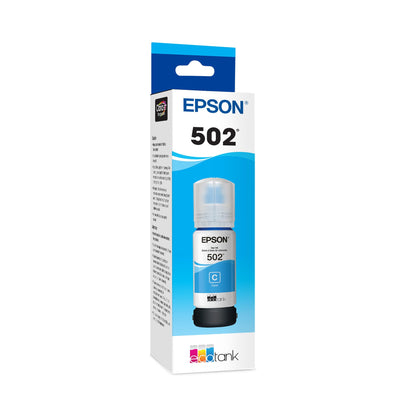 Epson 502 EcoTank Auto-Stop Ink Bottle, Black (T502120) pack of 1