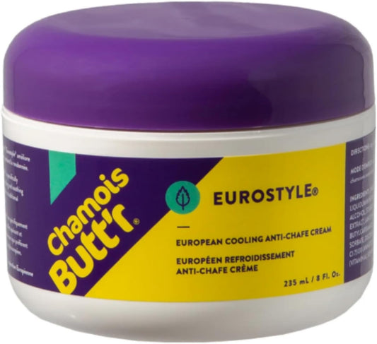Chamois Butt'r Eurostyle Anti-Chafe Cream, 8 ounce jar