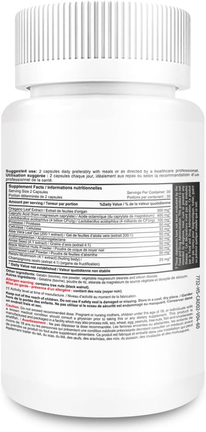 NutraBlast Feminine Balance Complex (60 Capsules) | Vaginal Detox & Cleanse Probiotics | Supports Healthy Intestinal Flora & Immune Function | Advanced Formula with 11 All Natural Ingredients