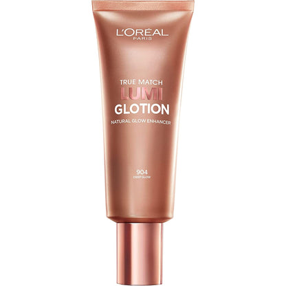 L’Oréal Paris True Match Lumi Glotion Natural Glow Enhancer, Instantly Hydrates and Illuminates Skin, Sheer Color Tint, Offers a Sunkissed Glow, 903 Medium, 40 mL