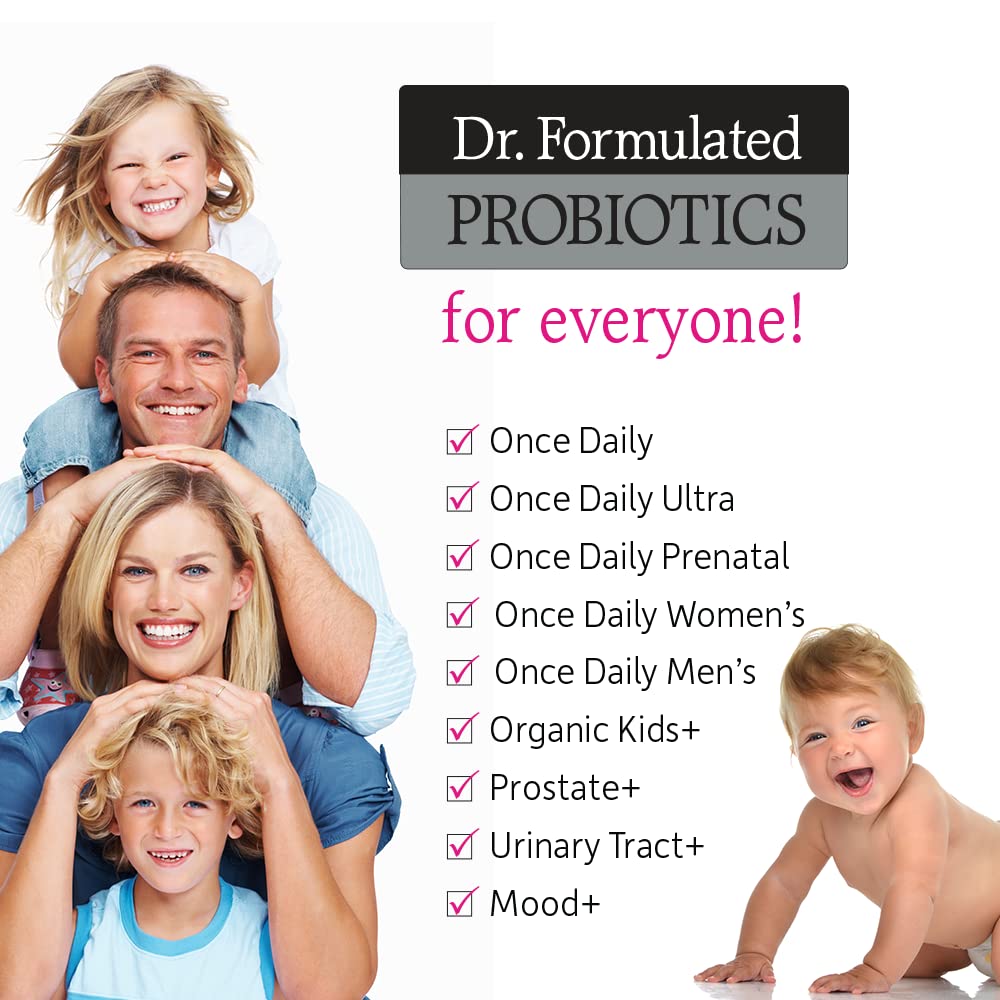 Garden of Life - Dr. Formulated Probiotics Once Daily Women's | Supports Women's Gut Health & Digestion | Eases Gas & Bloating | 50 Billion CFU + 16 Probiotic Strains | Gluten Free, Dairy Free, Soy Free
